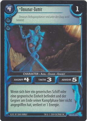 TCG 321  ''Wars'' Decipher Incursion Foil Set 4 Karten 1F18,24,25 & 1PF4