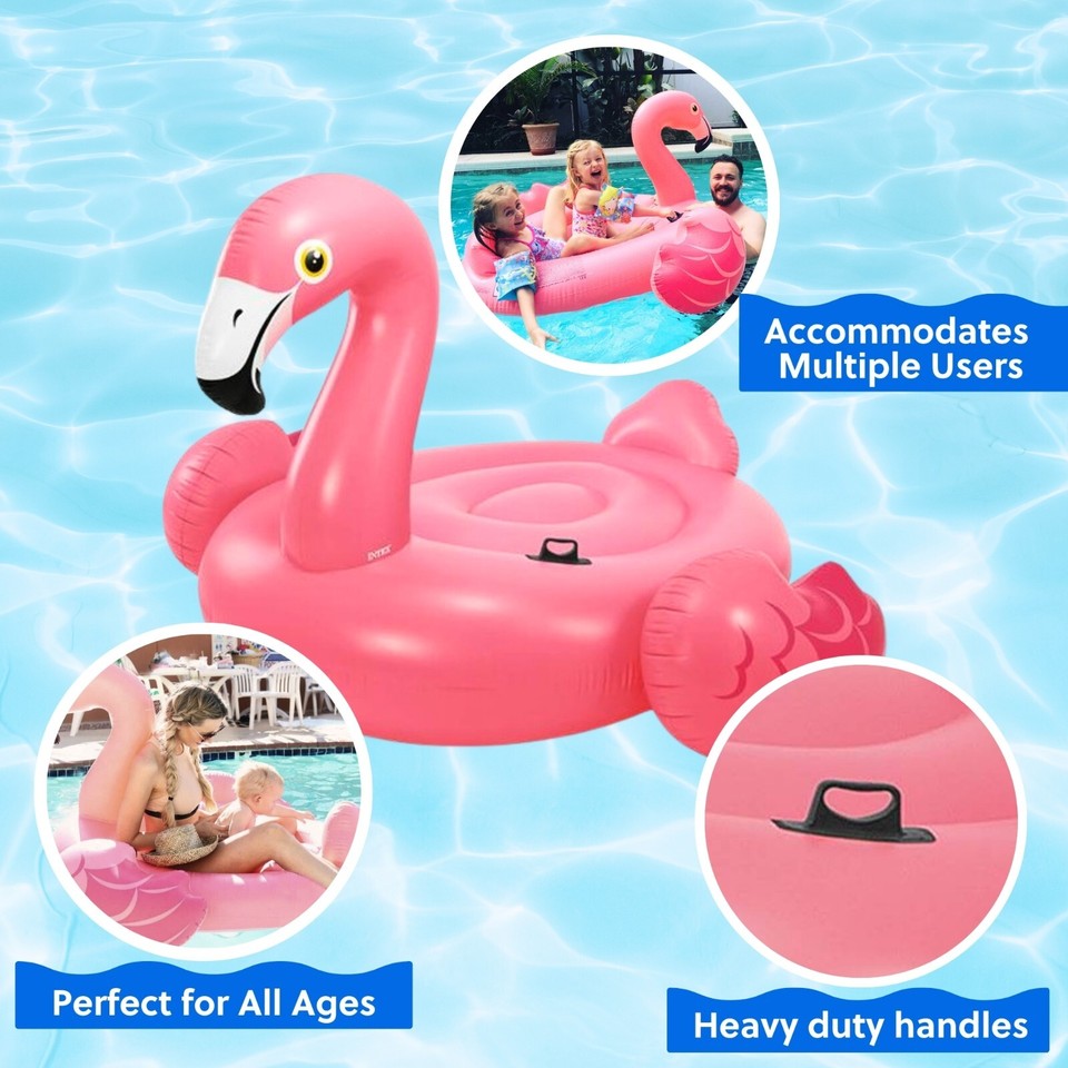 Pink Pool Tubes S Flamingo Inflatable Pool Tubes Swim Ring Pink