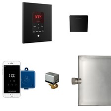 Mr Steam Butler Steam Generator Control Kit / Package in Square Matte Black