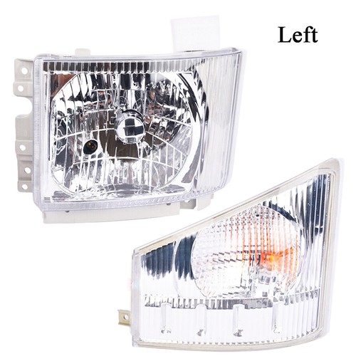 Left Headlight & Corner Lamp For ISUZU NPR NPR-HD NQR NRR 2008-2020