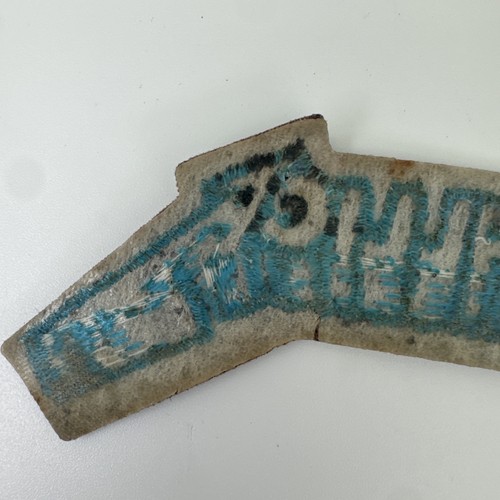 Vintage 80’s Metallica Patch Turquoise/Blue And Black Small 5” Inch Rarität - Bild 6 von 9