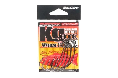 Decoy Worm 17KG High Power Offset Worm Hooks Size 4/0 (8054) - Photo 1/4