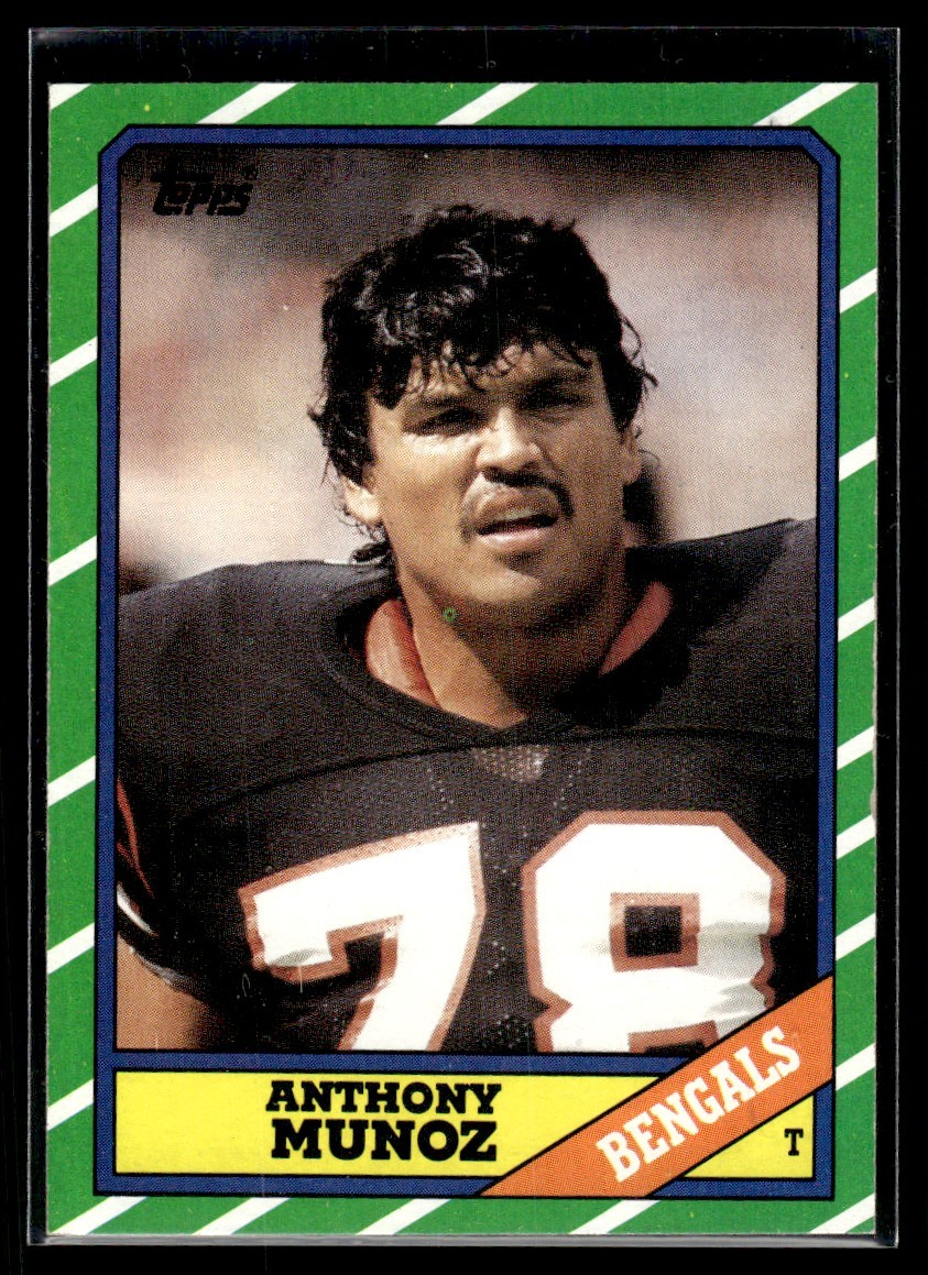 1986 Topps Anthony Munoz Cincinnati Bengals #261