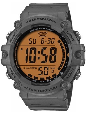 Casio AE-1500WHC-8AVEF Herrenuhr Kunststoff TIMELESS COLLECTION grau