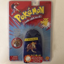 New Vintage Pok mon Marble Pouch 106 Hitmonlee Includes 10 Marbles ToyBiz