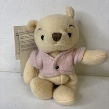 The Disney Store classic winnie the pooh bean bag 7  plush