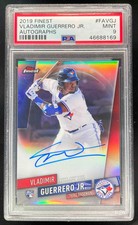 2019 Topps Finest Autographs #FA-VGJ Vladimir Guerrero Jr. RC Auto PSA 9