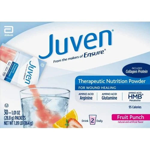 Juven Therapeutic Nutrition Powder  Wound Healing Fruit Punch 30 Packets