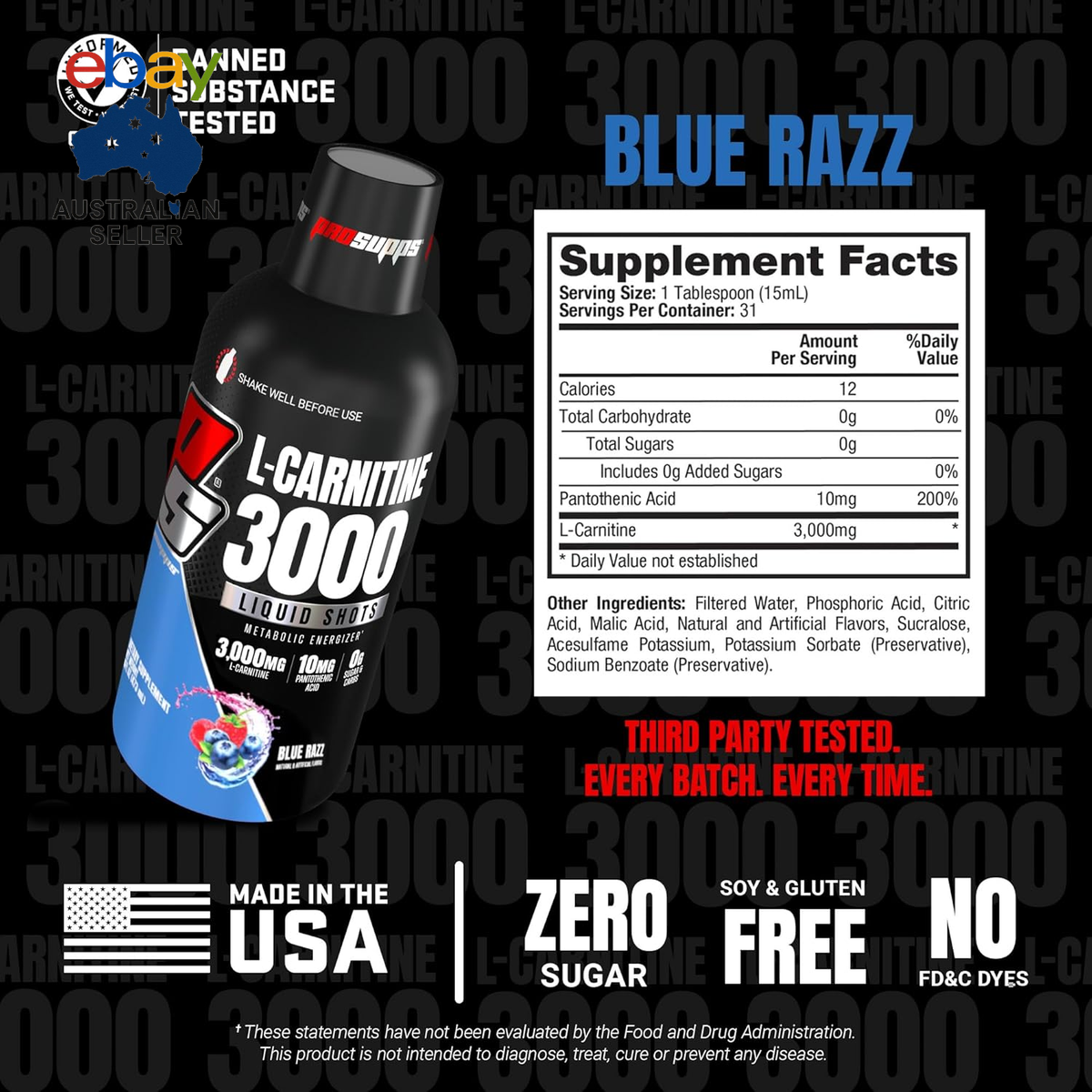 L-Carnitine 3000 Liquid Fat Burner, Stimulant Free Metabolic Enhancer, 31 Servin | eBay Australia L-Carnitine 3000 Liquid Fat Burner, Stimulant Free Metabolic Enhancer, 31 Servin | eBay Australia