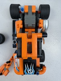 LEGO RACERS 8493- Orange Racing Car 22 Ace Just Car Lego  Toy Building Pieces