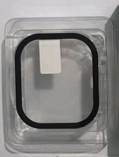Case for Apple Watch Smartwatch Glass Case, 45mm, Clear/Black