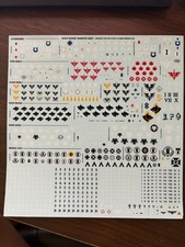 Warhammer 40K: Space Marine Transfer / Decal Sheet - Includes Infantry / Vehicle