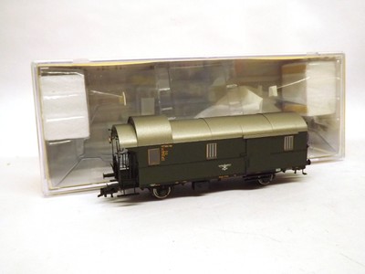 Brawa 45809 Epoche II DRG 4-Rad-Gepäckwagen 117502 (Maßstab HO) Originalverpackt