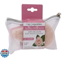 Spongeables Skinutrients Anti-Cellulite Body Wash in a Sponge, Spa Cellulite 