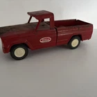 Toy Vintage 1960s Tonka Pressed Steel 9” Mid Size Red Jeep Pick Up Truck