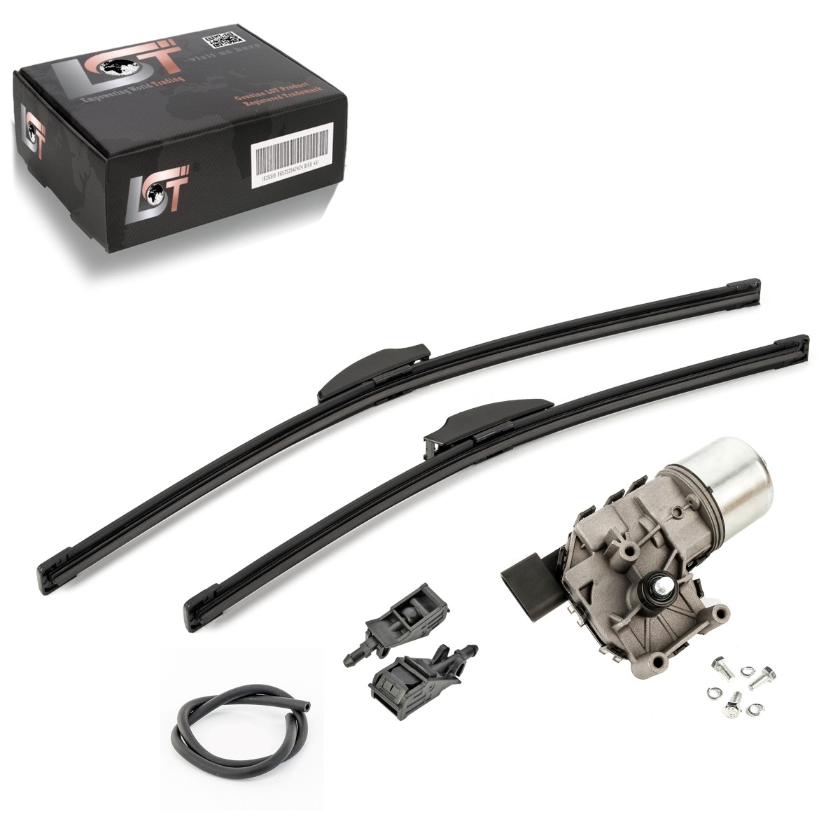 Windshield Wiper Front Wiper Motor Wiper Blade Set for Seat Ibiza III