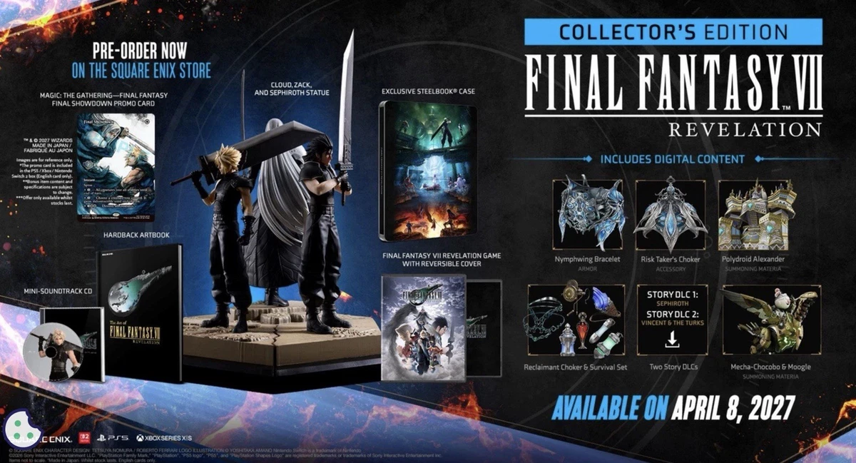 Final Fantasy VII Collector's Edition Video Games for sale | eBay