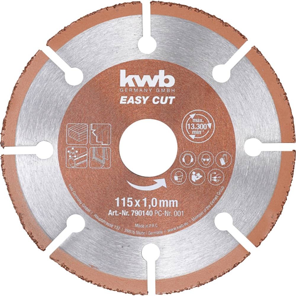 Disque à tronçonner 125 mm kwb 790540 pour tube cuivre et PVC rigide