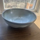 Vintage 1950's Frankoma Blue 8” Round Bowl 224