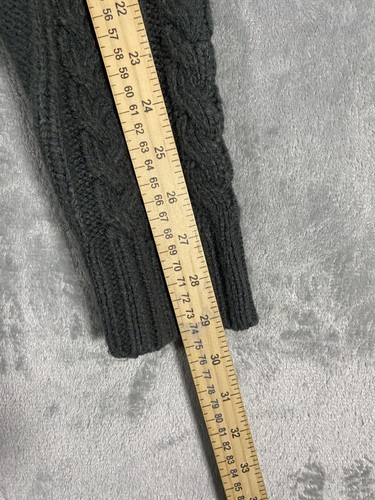 American Eagle Sweater Mens Large Tall Cable Knit Cozy Preppy Classic Dadcore - Picture 9 of 11