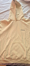 Balenciaga Men s Embroidered Logo Hoodie Size...