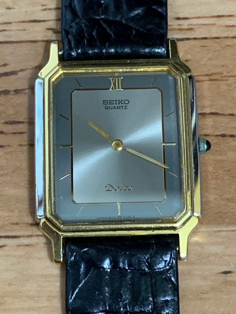 SEIKO DOLCE Rectangular 80s Watch Model SGP30 952… - image 1