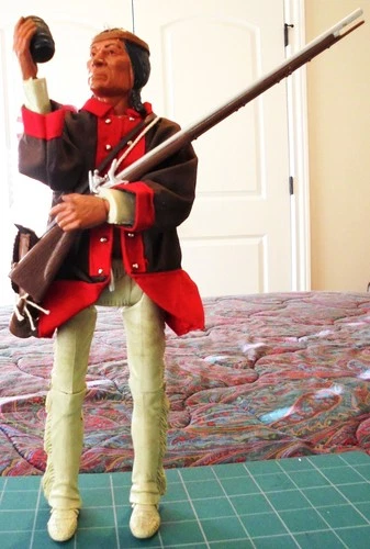 Marx Johnny West Custom Rev War Indian Ally #6 w Coat & Accessories  Cherokee