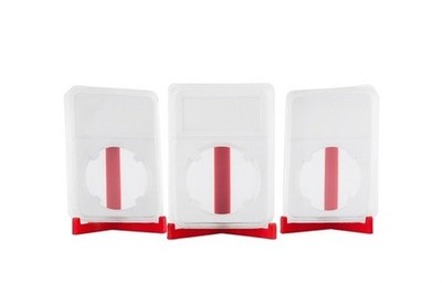 Coin Display Slabs 3-Pack   Clear Hard Cases with White Insert (NGC Style)