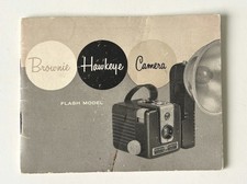 Kodak Brownie Hawkeye Camera Flash Model Instruction Manual - uncommon tan cover