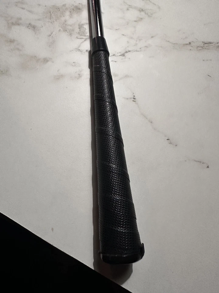 Zapato de resorte flexible de metal cuerno como mango de cuero 23" de largo usado  Foto 2 de 3