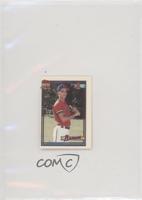 1991 Topps Micro Chipper Jones #333 HOF 0w8