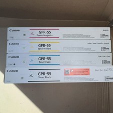 Canon GPR-55 Black Cyan Yellow Magenta Copier Toner Cartridge OEM BRAND NEW SET 