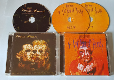 2x Virgin Prunes CD Albums (Moon Looked Down 2004 /New Form of Beauty 2004 2-CD)
