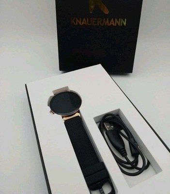 Knauermann PRO 3 Mini Smartwatch Herren Damen mit Telefonfunktion ECG HRV GPS