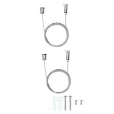 Wire Suspension Kit Adjustable up to 119cm Deltech UK | Lighting Hanging Kit