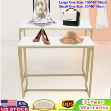 Modern Nesting Tables Retail Display Tables Shoes and Handbags Shelf 110lbs Load
