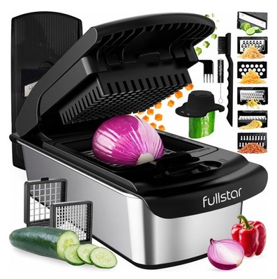 Vegetable Chopper 8 in 1 Mandoline Slicer Stainless Steel Fullstar Food Julienne