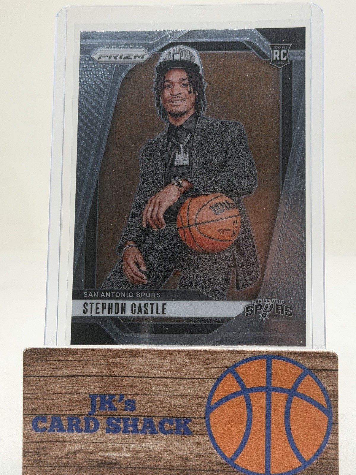 2024-25 Panini Prizm Stephon Castle Variation RC #234 San Antonio Spurs
