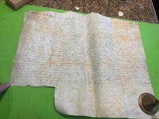 RARE 1749 NY Colonial Land Deed - 303 Acres Ulster Co - Sharpas & Bruyn Signed