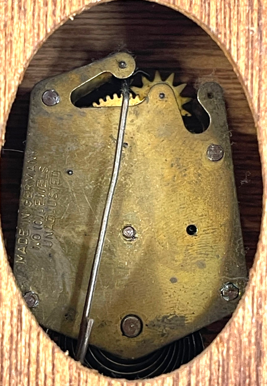 Antique German Novelty Wall Clock Working