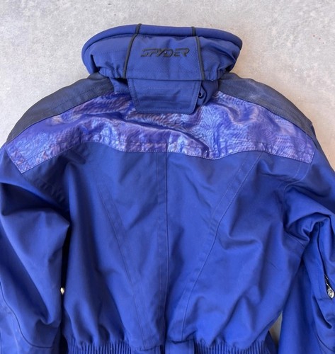 Vintage Piacabo Spyder Ski Suit Size Womens 6 Blue XTL Snowsuit Thinsulate Body - Picture 13 of 20
