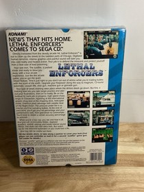Lethal Enforcers Sega CD Big Box SEALED