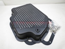 Turbo 400 Transmission Pan Th400 Chevy Hot Street Rod Aluminum Black Gm Gmc
