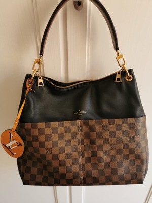 LOUIS VUITTON Maida Damier Ebene Hobo Shoulder Bag Noir TOP ZUSTAND