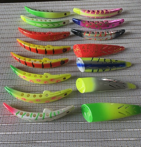 Brads Killer Superbait Cutplug Lot Used 15 Pcs (Retired Patterns?)