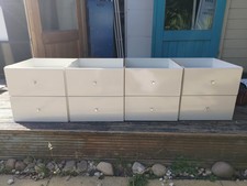 Ikea Kallax drawers inserts (high gloss white)(4 sets)(£16 each, £64 for all)