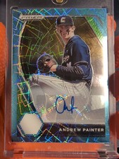 2021 Panini Prizm (DP) Andrew Painter Autographed- Blue Velocity Lazer Auto