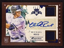 2016 Diamond Kings #RS-MR Michael Reed Rookie Framed Signatures Relic Auto /99