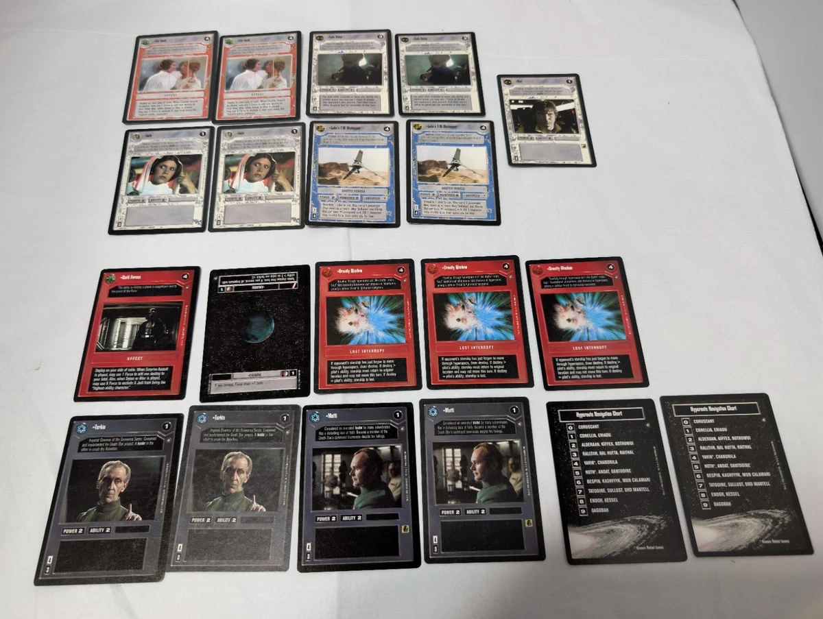 Star Wars CCG Decipher Complete Collectible Card Game Sets for