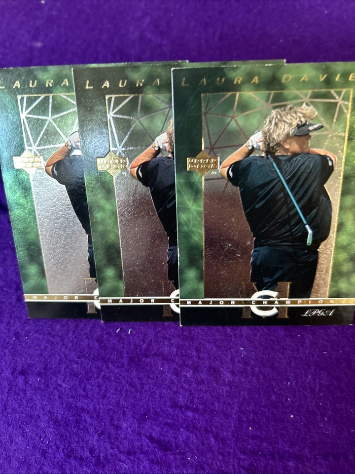 2003 Upper Deck  LPGA Major Champions Laura Davies #MC-24 (RC) - Image 2 of 3